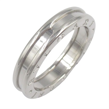 BVLGARI B-zero1 ring 1 band 18KWG White Gold Used unisex US size 8.75 #59