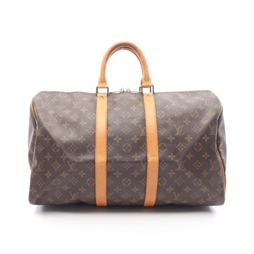 LOUIS VUITTON Keepall 45 Travelling Handbag M41428 Monogram Canvas Used LV