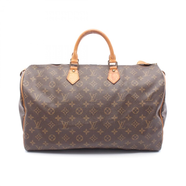 LOUIS VUITTON Speedy 40 Handbag M41522 Monogram canvas leather Brown Used Women