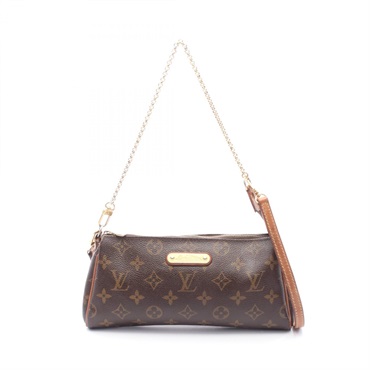 LOUIS VUITTON Eva Chain Shoulder Bag M95567 Monogram canvas Brown Used Women LV