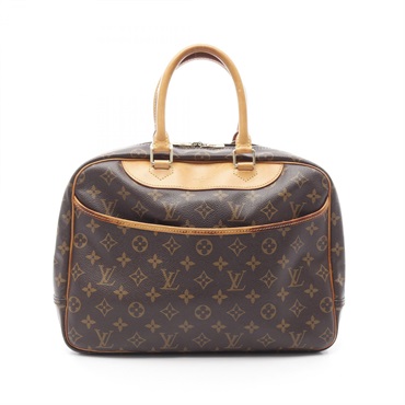 LOUIS VUITTON Deauville Bowling Vanity Handbag M47270 Monogram canvas Used Women