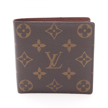 LOUIS VUITTON Porte Billets Cartes Credit Monnaie Wallet M61665 Monogram Used