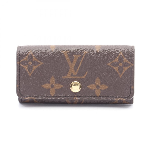 LOUIS VUITTON Multicles 4 key case holder M69517 Monogram leather Brown Used LV