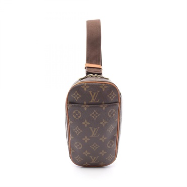 LOUIS VUITTON Pochette Gange Waist bag M51870 Monogram canvas Brown Used unisex