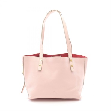 Chloe Shoulder Tote Bag leather Pink Used Women