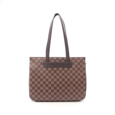 LOUIS VUITTON Parioli PM Shoulder Tote Bag N51123 Damier canvas Brown Ebene Used