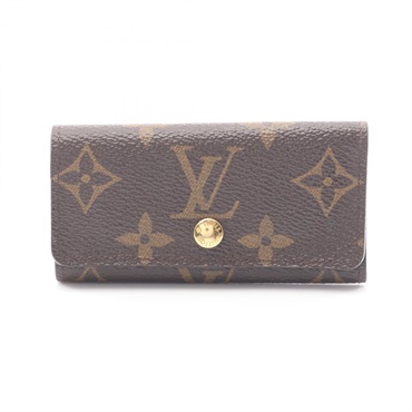 LOUIS VUITTON Multicles 4 key Holder M69517 Monogram Canvas Used LV