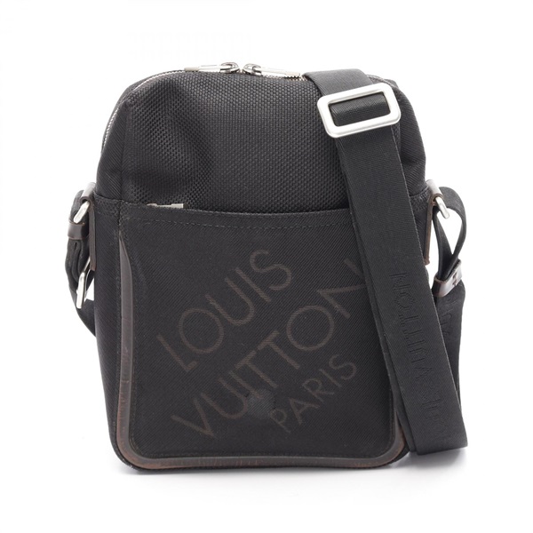 LOUIS VUITTON Citadan MM crossbody Shoulder Bag M93042 Damier Jean Black Used LV