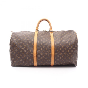 LOUIS VUITTON Keepall 60 Travelling Handbag M41422 Monogram Canvas Used LV
