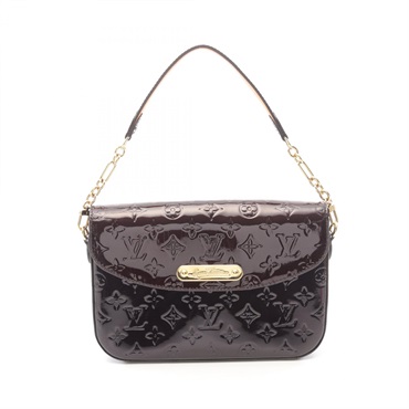LOUIS VUITTON Rodeo drive Shoulder Bag M93598 Vernis leather Amarrant Used Women