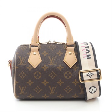 LOUIS VUITTON Speedy bandouliere 20 shoulder Handbag M46234 Monogram Brown Used