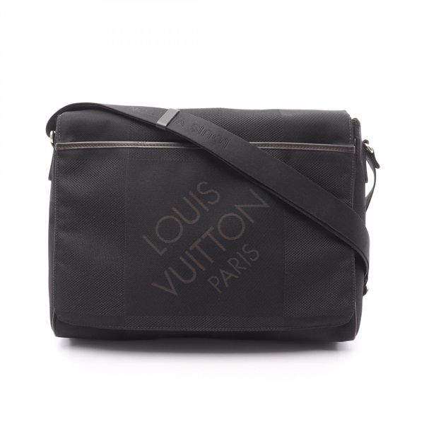 LOUIS VUITTON Messager NM Shoulder Bag M93225 Damier Geant canvas Black Used LV
