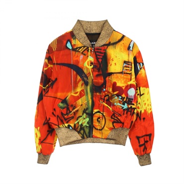 CHANEL Egyptian Collection Blouson jacket P61929V47205 cotton Orange Used #36 CC