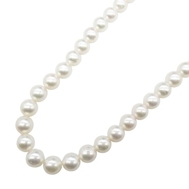 JEWELRY Pearl Necklace Silver925 White Used 42cm women