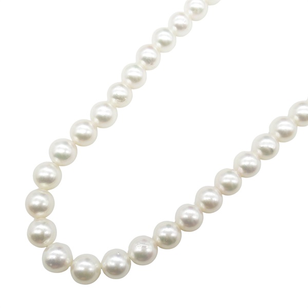 JEWELRY Pearl Necklace Silver925 White Used 42cm women