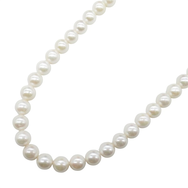 JEWELRY Pearl Necklace Silver925 White Used 46.5cm women