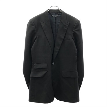 BURBERRY Tailored Jacket wool Black Size 44 Used mens