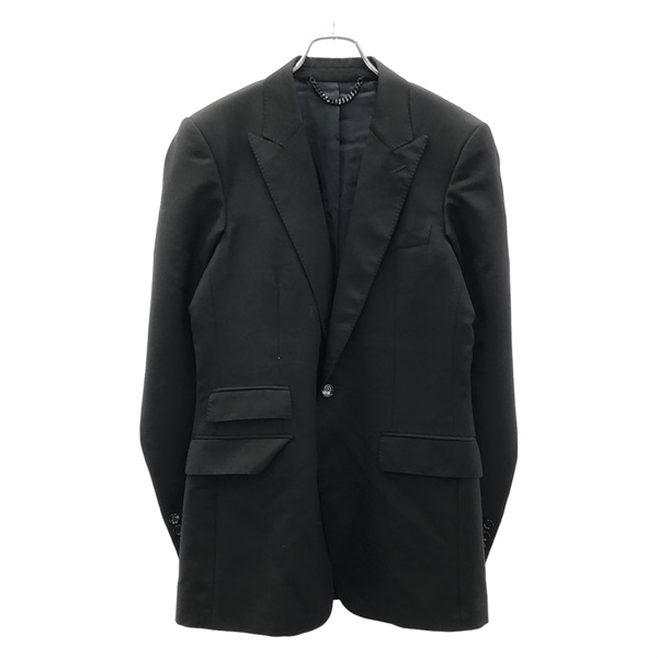 BURBERRY Tailored Jacket wool Black Size 44 Used mens