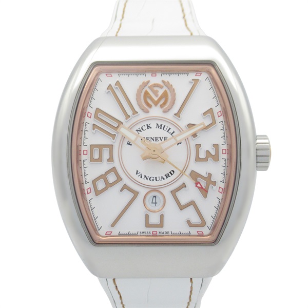 FRANCK MULLER Vanguard Wrist Watch V45SCDTJSTGBLC Auto SS Rubber Used mens