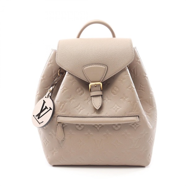 LOUIS VUITTON MontsourisPM Rucksack Backpack M45410 Monogram empreinte beige LV
