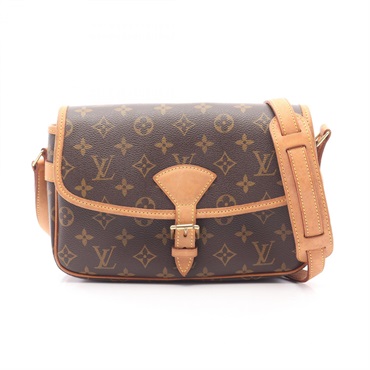 LOUIS VUITTON Sologne Shoulder crossbody Bag M42250 Monogram canvas Brown Used