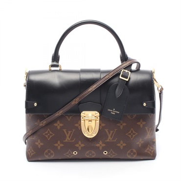 LOUIS VUITTON One-handle flap MM Shoulder Handbag M43125 Monogram Brown BK Used