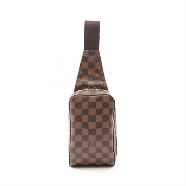 LOUIS VUITTON Geronimos Waist bag N51994 Damier canvas Brown Ebene Used unisex