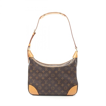 LOUIS VUITTON Boulogne PM Shoulder Bag M51265 Monogram canvas leather Brown Used