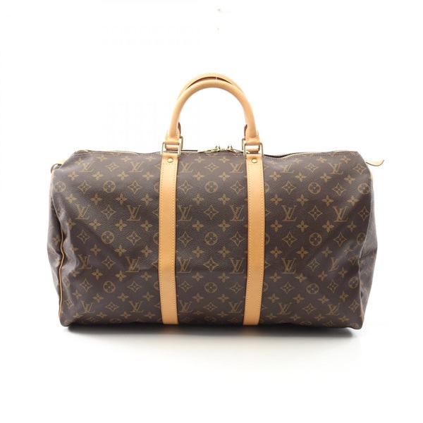 LOUIS VUITTON Keepall 50 Handbag M41426 Monogram canvas leather Brown Used LV