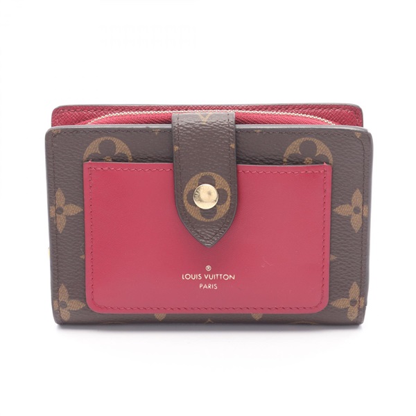 LOUIS VUITTON Portefeuille Juliet Bi-fold wallet M69433 Monogram Fuschia Used LV