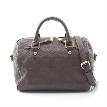 LOUIS VUITTON Speedy Bandouriere 25 Handbag M40761 Monogram empreinte Terre LV