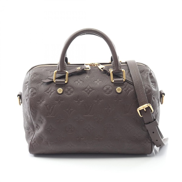 LOUIS VUITTON Speedy Bandouriere 25 Handbag M40761 Monogram empreinte Terre LV