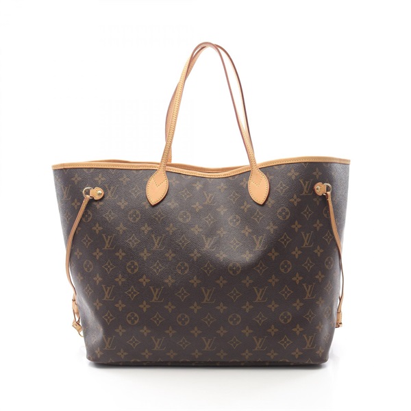 LOUIS VUITTON Neverfull GM Shoulder Tote Bag M40157 Monogram canvas Brown Used