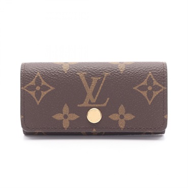 LOUIS VUITTON Multicles 4 key holder M69517 Monogram canvas Brown Women