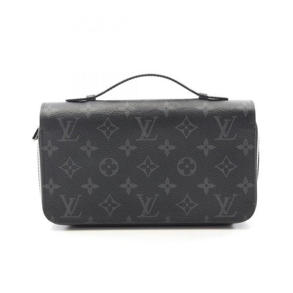 LOUIS VUITTON Zippy XL Around long wallet purse M61698 Monogram eclipse black LV