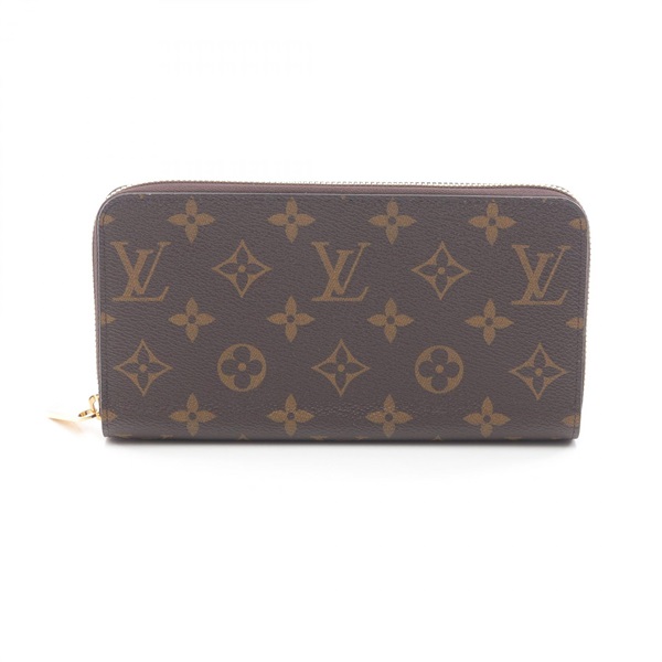 LOUIS VUITTON Zippy Wallet Around Purse M41895 Monogram Fuchsia Used Women LV