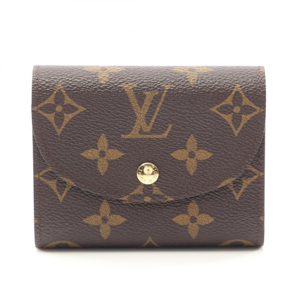 LOUIS VUITTON Portefeuille Helene Tri-fold compact wallet purse M60253 Monogram
