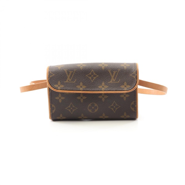 LOUIS VUITTON Pochette Florentine Waist bum bag M51855 Monogram leather Brown