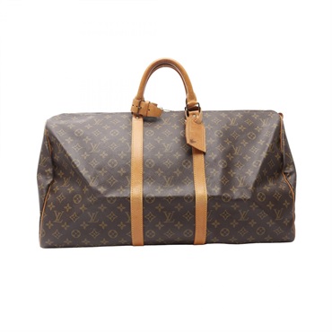 LOUIS VUITTON Keepall 55 Hand bag M41424 Monogram canvas Brown Used unisex LV
