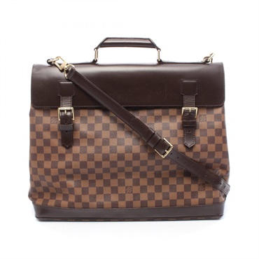 LOUIS VUITTON West End GM Shoudler hand bag N41120 Damier canvas Ebene Used LV