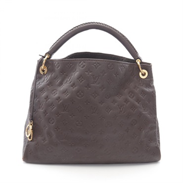 LOUIS VUITTON Artsy MM Shoulder Bag M94171 Monogram empreinte leather Brown Used