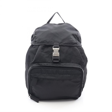 PRADA TESSUTO MONTAGN mini Rucksack Backpack bag V152 Nylon Black Used Women