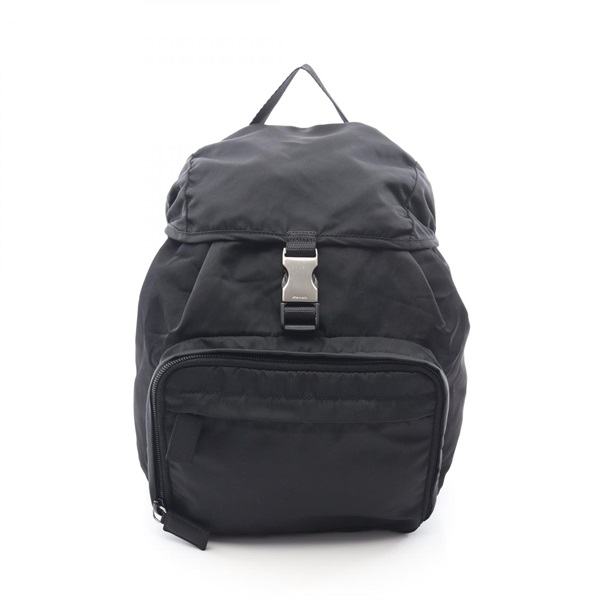 PRADA TESSUTO MONTAGN mini Rucksack Backpack bag V152 Nylon Black Used Women