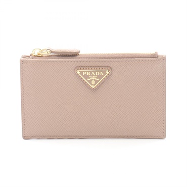 PRADA SAFFIANO Triangle Card Case 1MC086QHHF0236 Saffiano leather pink NEW