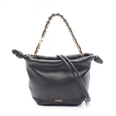 LOEWE Flamenco Purse Mini Hand chain shoulder bag A914CBPX031100 leather Black