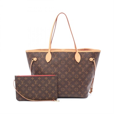 LOUIS VUITTON Neverfull MM Shoulder Tote Bag M41177 Monogram canvas Cerise Used