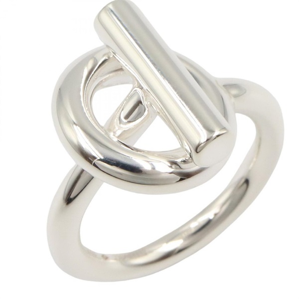 HERMES Echappee Ring Ag925 Silver Used Women US size 6.5 #55