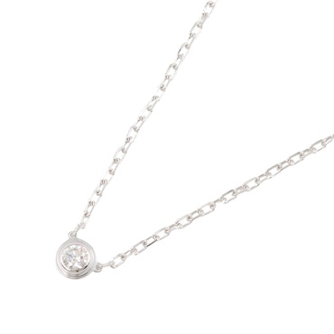CARTIER d'Amour Necklace SM 18KWG White Gold Diamond Used women pendant
