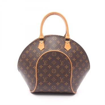 LOUIS VUITTON Ellipse MM Hand Zipped Bag M51126 Monogram Canvas Used Women LV