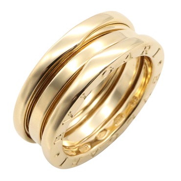 BVLGARI B-zero1 Ring 2 bands 18KYG Yellow Gold Used unisex US size 7.25